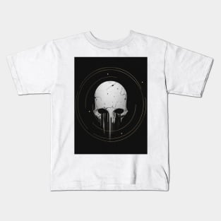 Death Mask Illustration Kids T-Shirt